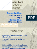Introduction To Yoga