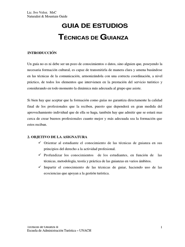 TECNICAS+DE+GUIAR+II.pdf Turismo Comunicación