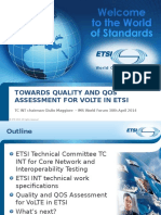 Towards Quality and QOS Assessment for VoLTE -IMSWF