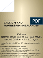 Calcium and Magnesium Imbalances: Arlyn Olivas Report