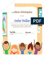 Amber Walker - Interview Principals PD