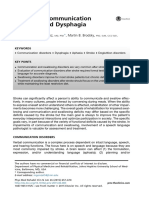 Poststroke Communication Disorders and Dysphagia: Marlís González-Fernández,, Martin B. Brodsky,, Jeffrey B. Palmer