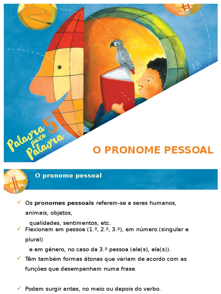 O Pronome Pessoal - Palavra Puxa Palavra | PDF