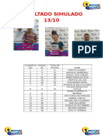 RESULTADO SIMULADO 13