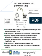 Construction Diagram of Sepam CCA783 Configuration Cable