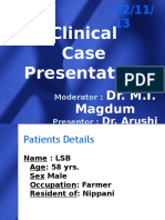 Clinical Case Presentation: Dr. M.I. Magdum