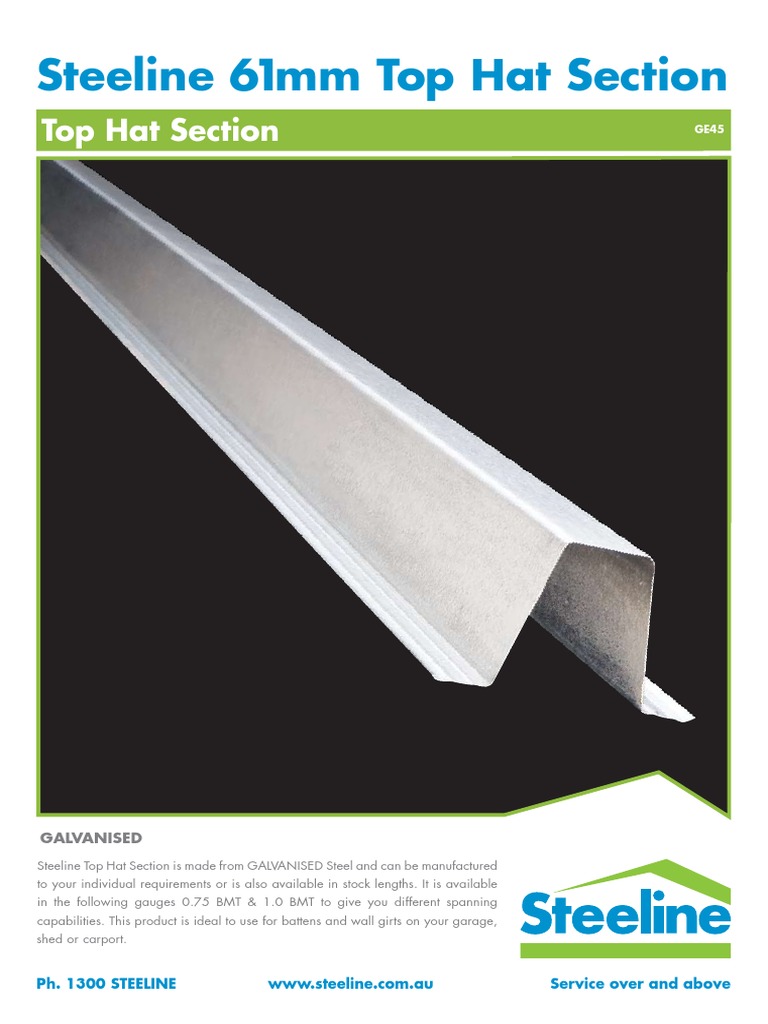 45 GE Top Hat Section 141009 PDF