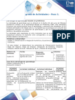 Guía de Actividades y Rúbrica de Evaluación Paso 3.