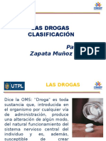 Clasificación y efectos de las drogas más comunes