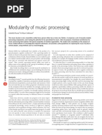 Modularity of Music Processing - 2003