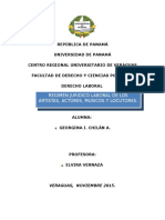 Regulación Laboral Panameña Artistas, Músicos y Locutores.