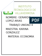 Trabajo de Economia Unidad 4