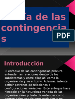 Teoría de Las Contingencias