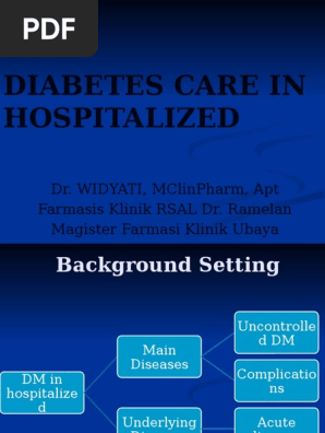 diabetes care in hospitalized hyperglycemia hypoglycemia scribd