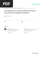 The Derivation of a Drag Coefficient Formulafromvelocity-Voidagecorrelations
