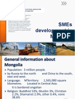 SMEs Development in Mongolia