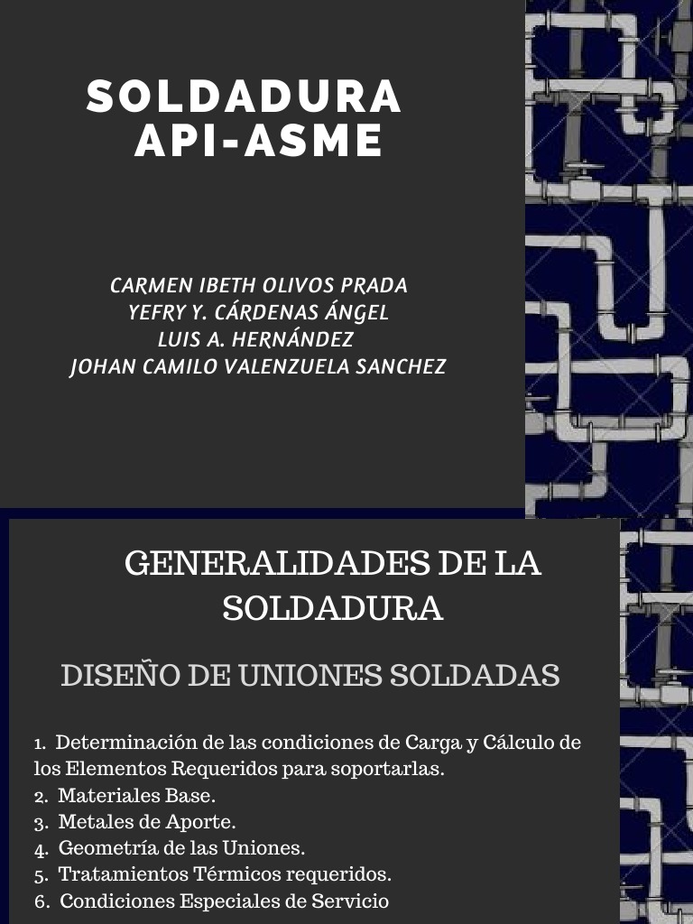 Normas API y ASME en Soldadura | PDF | Soldadura | Construcción