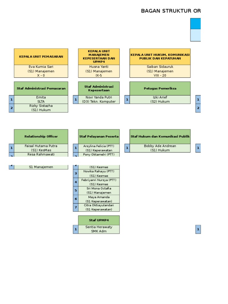 Struktur Organisasi BPJS Kesehatan | PDF | Politik