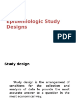 Lecture Nursing Epidemiologic Study Designs