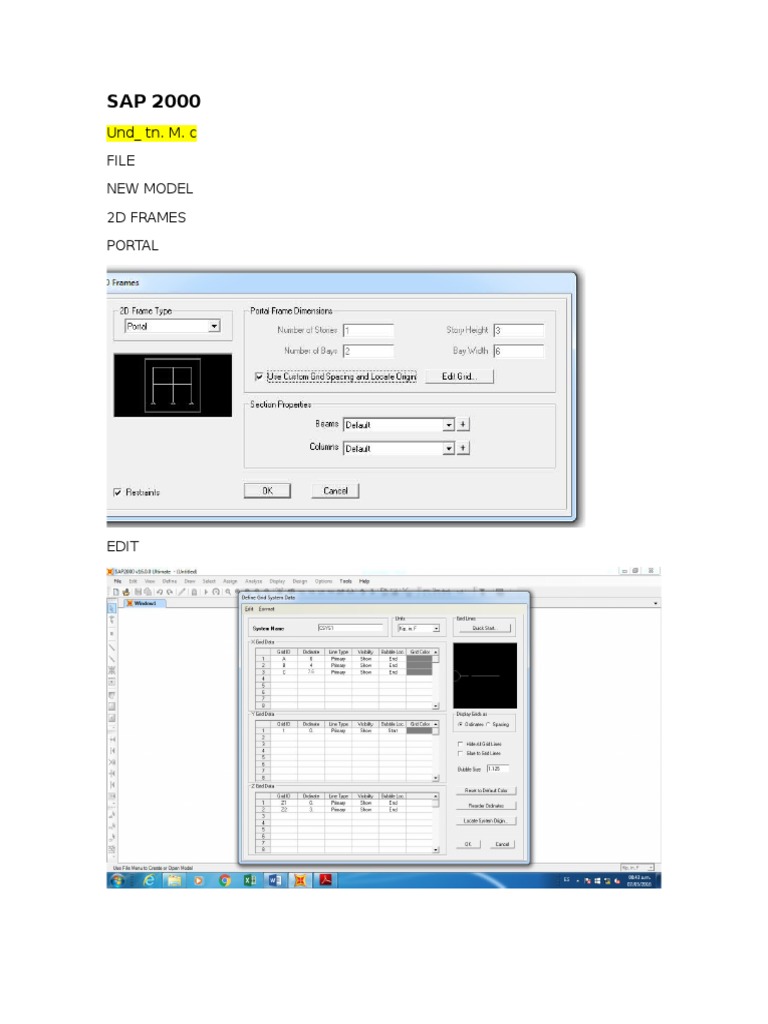 Diseño y Análisis de Estructuras en SAP 2000 | PDF