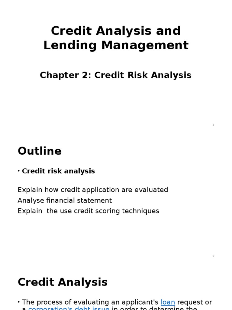 Credit Risk Evaluation Process | PDF | Loans | Credit (Finance)