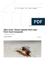 Zika Virus_ Texas Reports First Case From Local Mosquito - BBC News