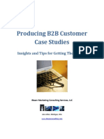 Producing B2B Customer Case Studies IBeam Marketing