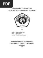 Proposal Teknologi Pengolahan Sampah Jepang