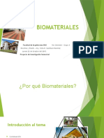 BIOMATERIALES, Arquitectura