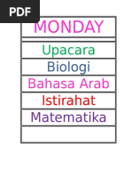 Roster Pelajaran
