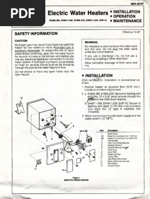 Atwood Water Heater | PDF