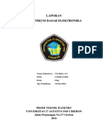 Laporan Praktikum (Mengenal Voltage Regular Dan Pembacaan Datasheet Komponen)