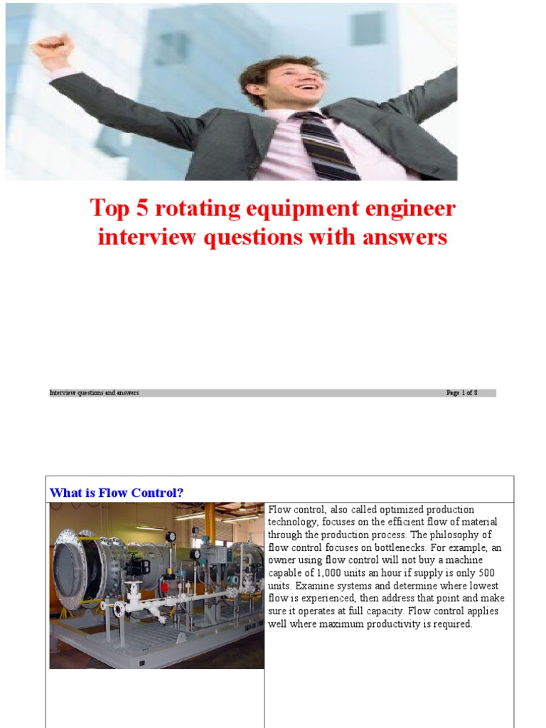 Top 5 Rotating Equipment Engineer Interview Questions With Answers PDF