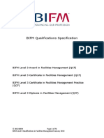 BIFM Level 3 Qualifications Specification