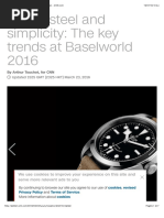 Baselworld 2016: The Watch Trends That Matter