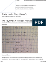 The Feynman Notebook Method - Study Hacks - Cal Newport