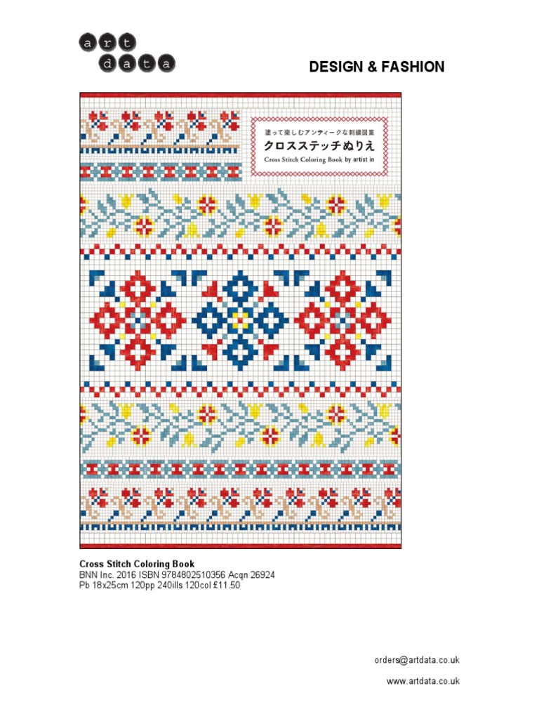 BNN Cross Stitch Coloring Book | PDF