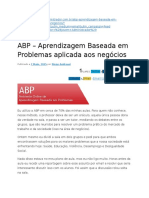 Dicas Para Aulas Com ABP