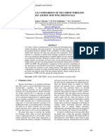 Performance Comparison of Multihop Wireless Mobile Ah-Hoc Routing Protocols