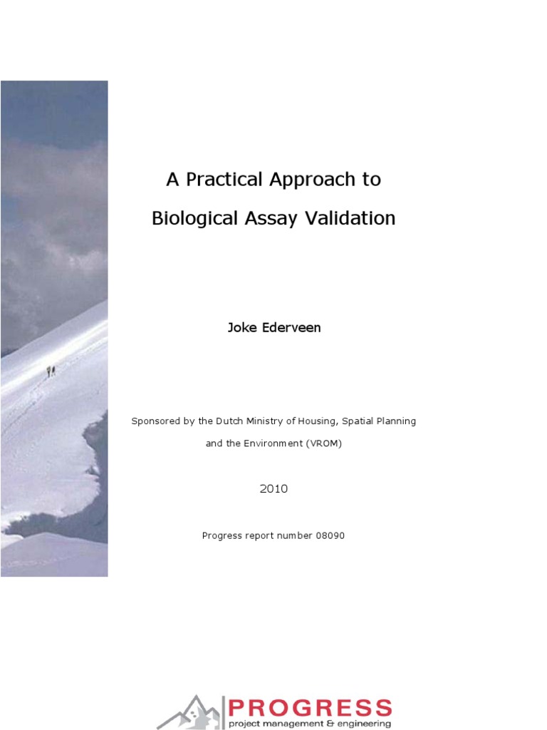 A Practical Approach To Biological Assay Validation Descargar gratis