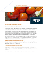 Irradiation Des Aliments