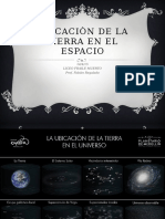 Ubicaciòn de La Tierra en El Espacio