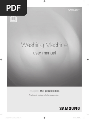 Samsung Washing Machine DC68 03717A