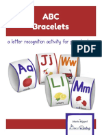 ABC Bracelets: A Letter Recognition Activity For Preschoolers