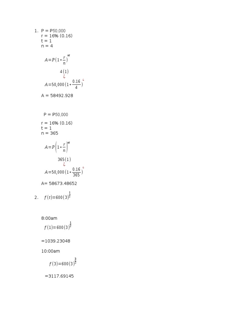 Financial Calculations and Functions | PDF