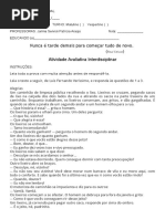 Atividade interdiciplinar 7Linguagem