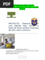 Proyecto Elaboracion de Una Bebida Tipo Nectar A Partir Del Guaraco (Reparado) 1