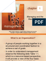 Managing and the Manager's Job