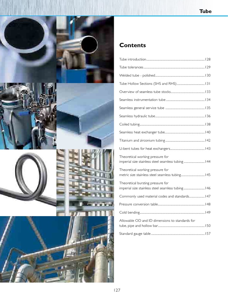 Sandvik Tubes Tech Catalog PDF PDF