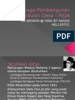 Lembaga Pembangunan Industri Desa - RIDA